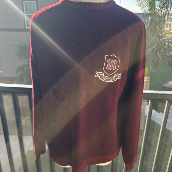 Mecca Maroon Patched Pull Over Sweater- 2XL - Picture 1 of 9